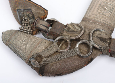 ^ Silver mounted Omani dagger jambya mid-20th century - 6