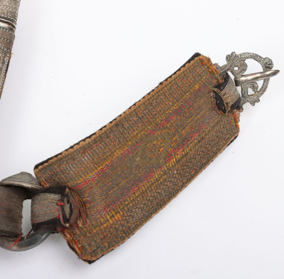 ^ Silver mounted Omani dagger jambya mid-20th century - 7