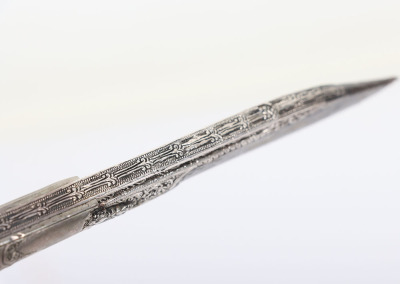 Small silver mounted Ceylonese dagger pia kaetta, 19th century - 6