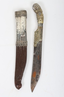 ^ Silver mounted Ceylonese dagger pia kaetta, 19th century - 3