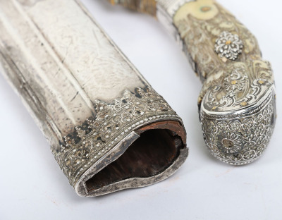 ^ Silver mounted Ceylonese dagger pia kaetta, 19th century - 5