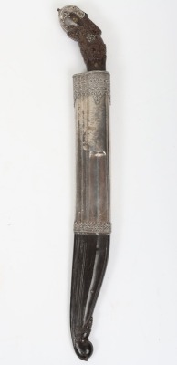 Silver mounted Ceylonese dagger pia kaetta