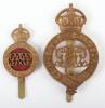 2x George V Grenadier Guards Pagri Badges