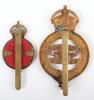 2x George V Grenadier Guards Pagri Badges - 2