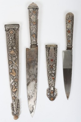 Silver mounted gaucho knife