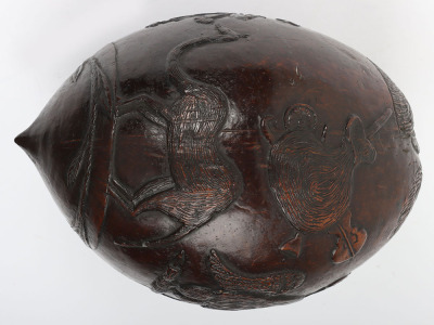 19th century carved coconut bugbear - 3