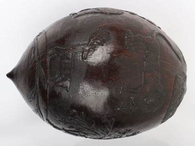 19th century carved coconut bugbear - 4