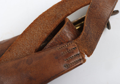 3 assorted embossed leather shot bags - 6