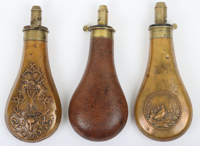 Leather covered gun sized shot flask