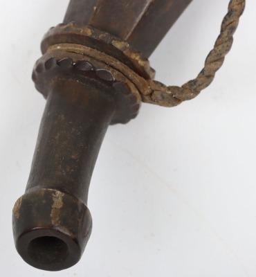 Large salt glazed Lambeth flask - 7