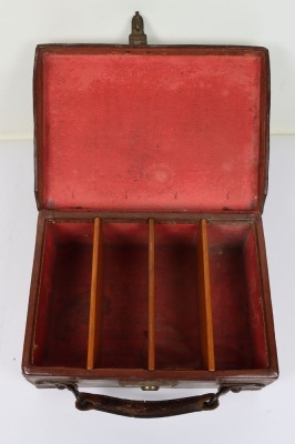 Leather covered ammunition box - 2