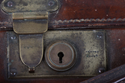 Leather covered ammunition box - 3