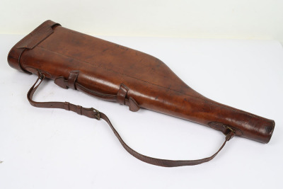 Leather covered ammunition box - 8