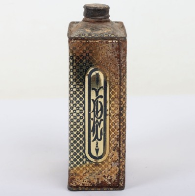 Printed tin gunpowder canister c.1900 - 3