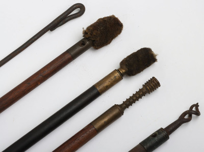 4 assorted Victorian 12 bore hardwood cleaning rods - 3
