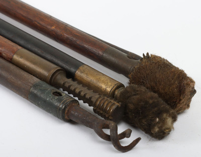 4 assorted Victorian 12 bore hardwood cleaning rods - 5