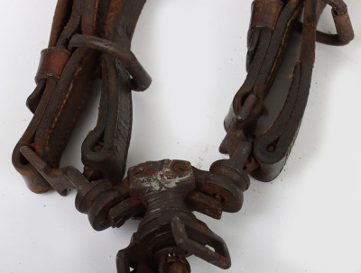 Leather leash for a pair of greyhounds - 8