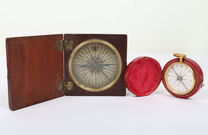 Victorian pocket compass by W&S JONES HOLBORN LONDON