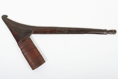 Wooden handle from a Trobriand Islander&rsquo;s axe