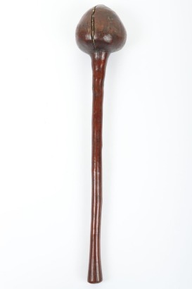 Fijian carved hardwood throwing club Ulu