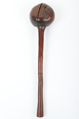 Fijian carved hardwood throwing club Ulu