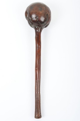 Fijian carved hardwood throwing club Ulu