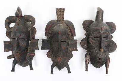 Carved wooden mask, 28cm, Senufo, Ivory Coast