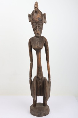 Dogon Bambou-Toro carved wooden female figure