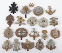 20x British Infantry Regiments of the Line Cap Badges