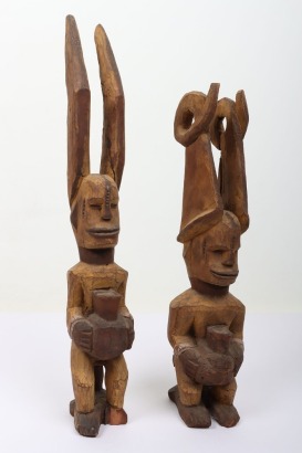 Pair of West African figures