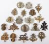 20x British Infantry Regiments of the Line Cap Badges - 2