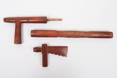 Carved Catlinite peace pipe