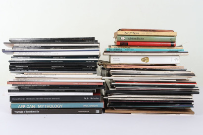 Quantity of sale catalogues and publications all on ethnographic subjects