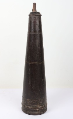 Indian strength building heavy hardwood club of truncated conical form