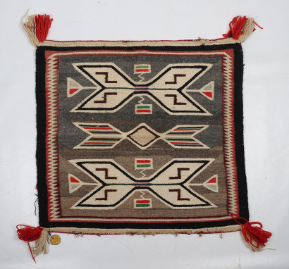 Navaho Indian woven woollen rug
