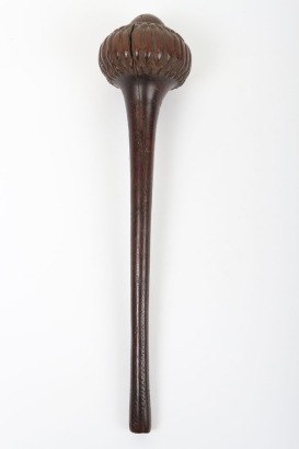Fijian carved hardwood throwing club Ulu