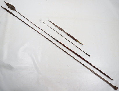 Scarce North African one piece all iron Tuareg spear