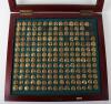 Framed Display of Mostly Victorian Indian Army Officers Tunic Buttons - 2