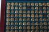 Framed Display of Mostly Victorian Indian Army Officers Tunic Buttons - 5