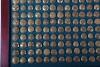 Framed Display of Mostly Victorian Indian Army Officers Tunic Buttons - 6