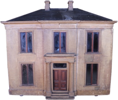 The Hick&rsquo;s Family wooden Dolls House, English 1856, as recorded and illustrated in Family Dolls Houses by Vivien Greene,