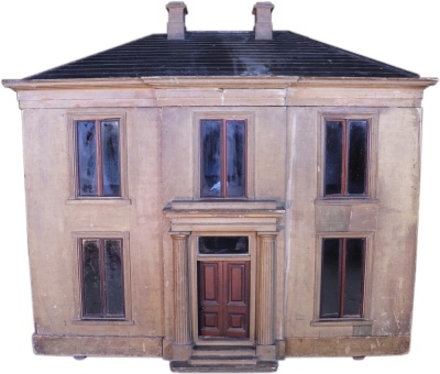 The Hick&rsquo;s Family wooden Dolls House, English 1856, as recorded and illustrated in Family Dolls Houses by Vivien Greene,