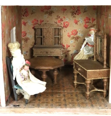 A Christian Hacker three storey dolls house, German circa 1900, - 5