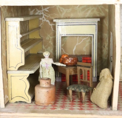 A Christian Hacker three storey dolls house, German circa 1900, - 6