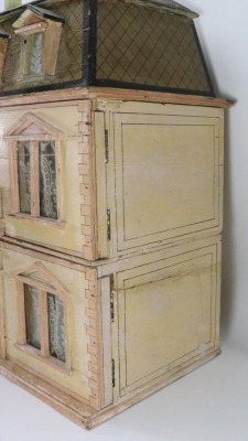 A Christian Hacker three storey dolls house, German circa 1900, - 9