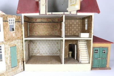A Moritz Gottschalk Red Roof Dolls House, German circa 1925, - 4