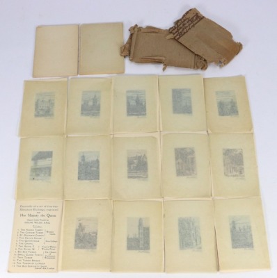 Rare set of Frank Willis facsimile miniature etchings engraved for Queen Mary&rsquo;s Dolls House, 1923, - 2