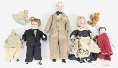 A collection of Westacre dolls house furniture, 1920s, - 2