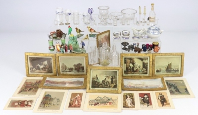 A very good selection of dolls house miniatures, 1920s, - 2