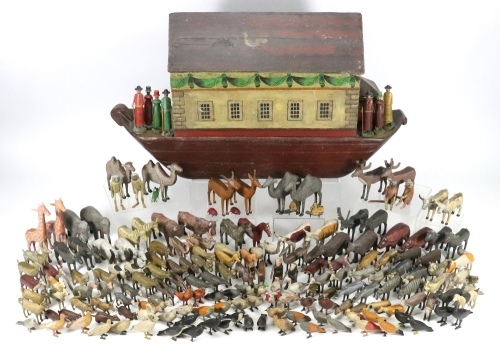 A good and impressive large Noah&rsquo;s Ark and Animals, German 1860s/70s,